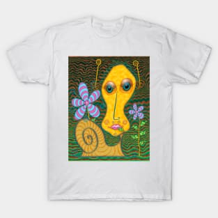 Portrait of the Artist as a Young Snail T-Shirt